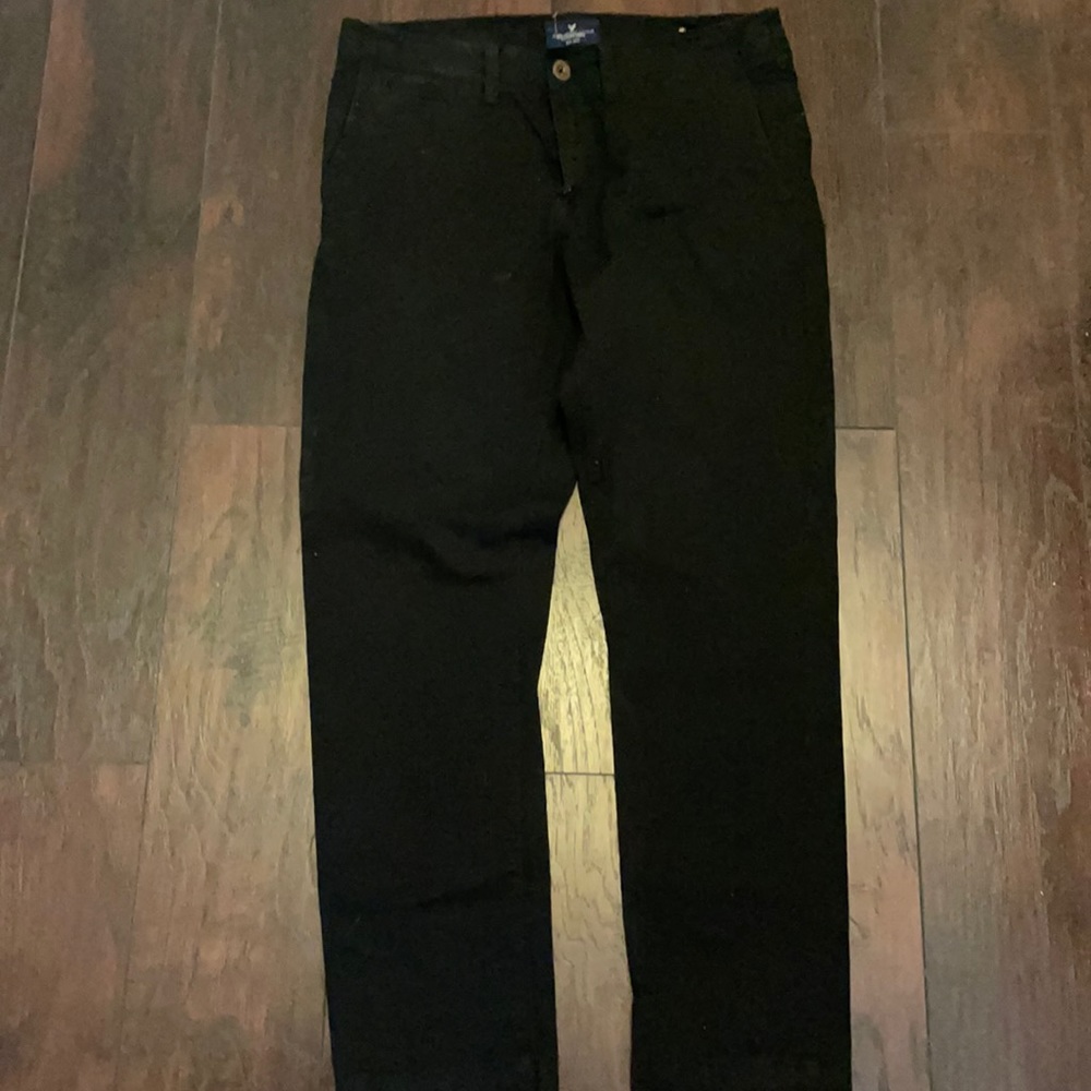 Black American eagle pants